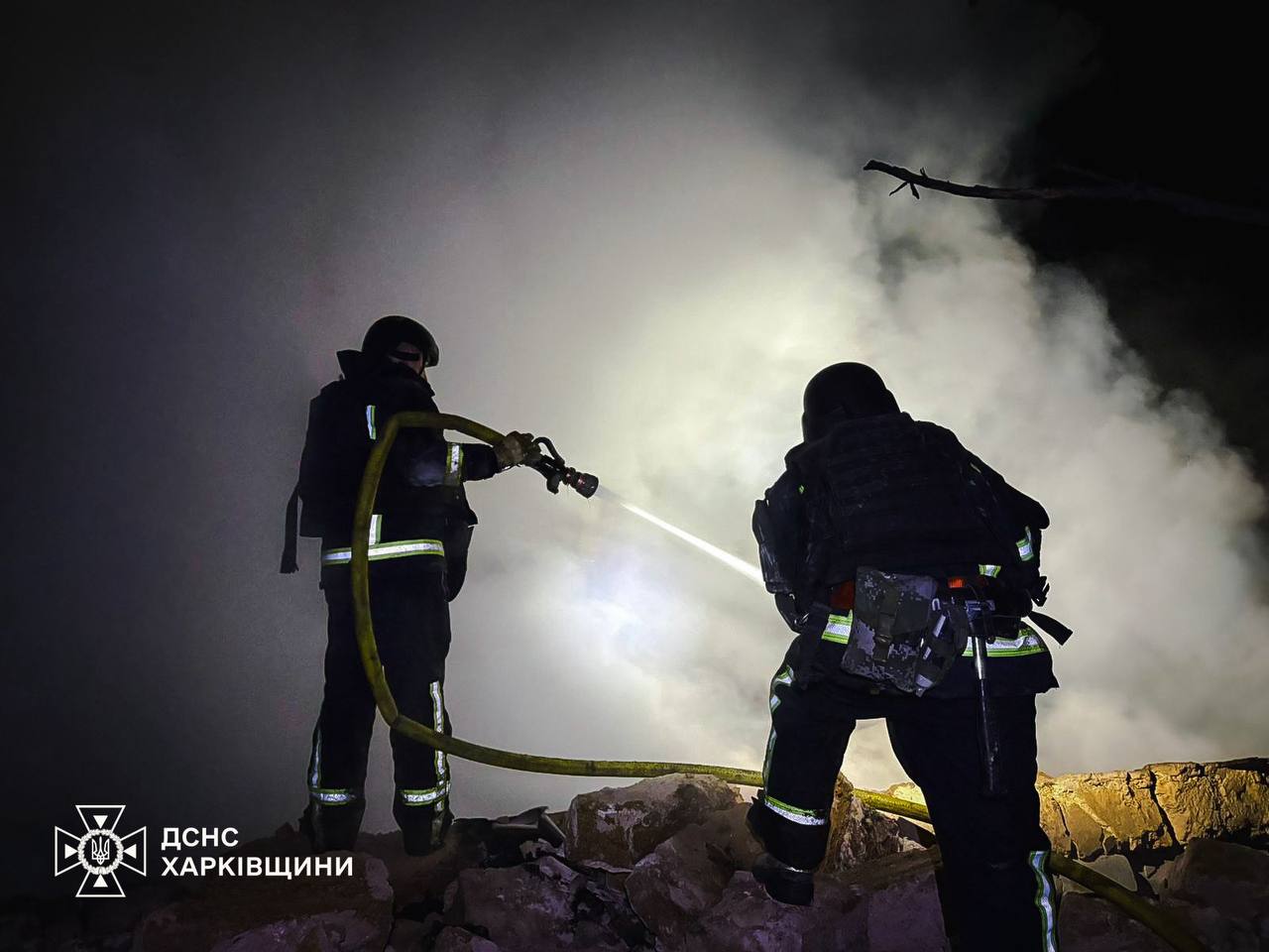 У ДСНС розповіли про наслідки нічних ударів по Харківщині